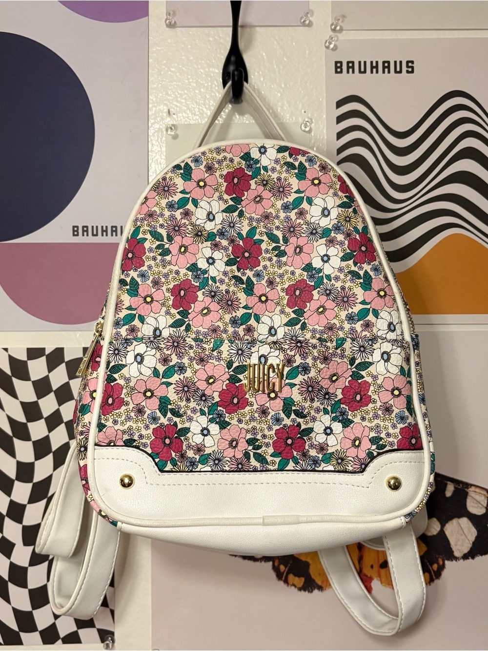 Juicy Couture Floral Mini Backpack Y2K